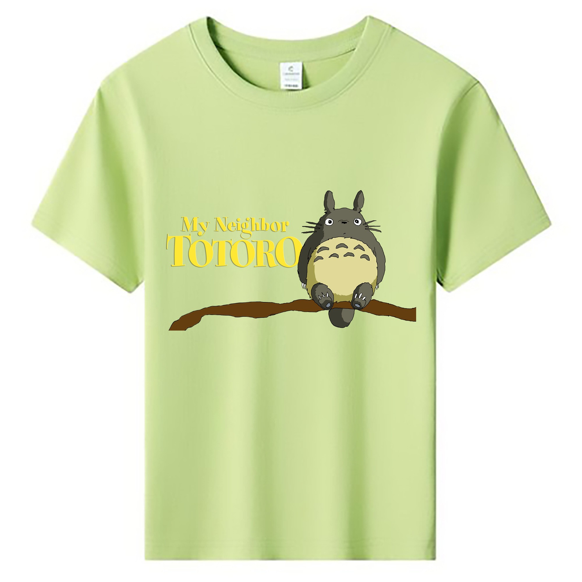 （画像用） となりのトトロ 草壁メイ 草壁サツキ My Neighbor Totoro Satsuki Kusakabe Mei Kusakabe 綿100％キッズTシャツ（フロントプリント）